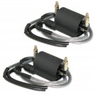 FRONT & REAR IGNITION COILS Fits KAWASAKI VN1500 VULCAN 1500 NOMAD 1999-2001