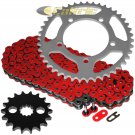Red O-Ring Drive Chain & Sprocket Kit Fits SUZUKI GSX1300BK B-King 2008-2012