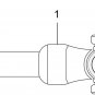 REAR DRIVE SHAFT YOKE w/U-JOINT FIT Yamaha BIG BEAR 400 YFM400 2X4 2000-2001