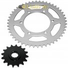 Front & Rear Sprockets Kit Fits YAMAHA R6 YZF-R6 2003 2004 2005