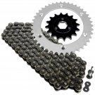 Black Drive Chain and Sprocket Kit Fits SUZUKI DR650RSE 1990-1995
