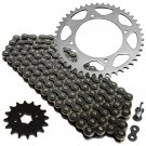 Black Drive Chain and Sprocket Kit Fits YAMAHA XV250 V-Star 250 2008-2018
