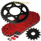 Red O-Ring Drive Chain & Red Sprocket Kit Fits KAWASAKI Z1000 ZR1000 2007-09