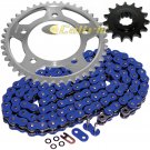 Blue O-Ring Drive Chain & Sprockets Kit Fits HONDA CBR600F2 CBR600F3 CBR600SJR