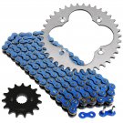 Blue Drive Chain and Sprockets Kit Fits HONDA TRX400EX SporTrax 400 2X4 1999-04