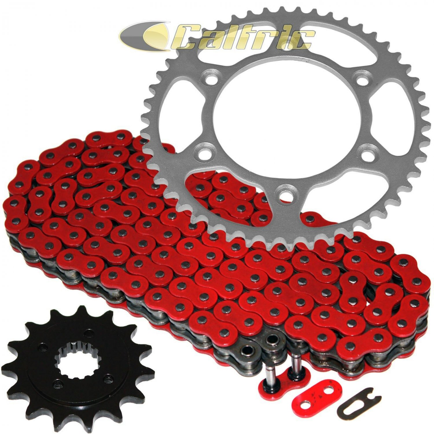 Red O-Ring Drive Chain & Sprockets Kit Fits HONDA XR600R 1991-2000