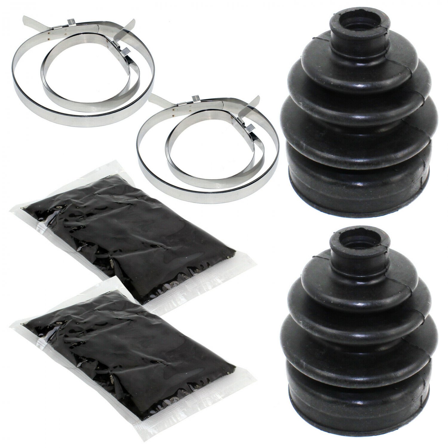 FRONT AXLE OUTER and INNER CV BOOT KIT Fits KAWASAKI PRAIRIE 300 KVF300A 1999-02