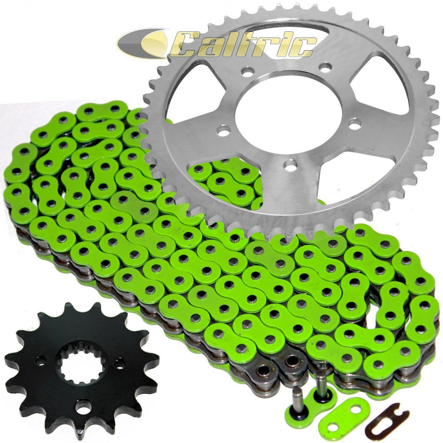 Green O-Ring Drive Chain & Sprockets Kit Fits SUZUKI GSX600F Katana 600 1998-06