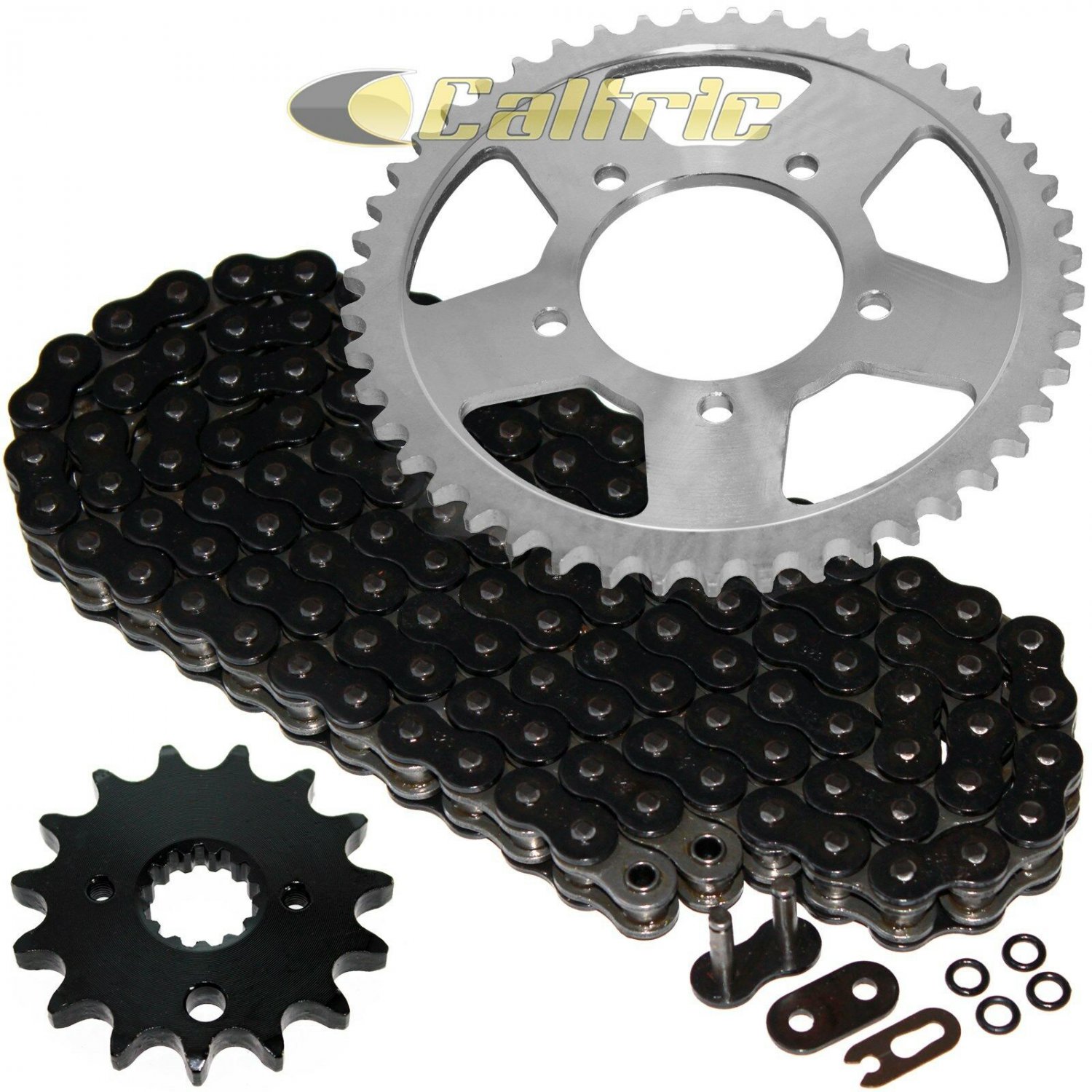 Black O-Ring Drive Chain & Sprockets Kit Fits SUZUKI GSX600F Katana 600F 1998-06