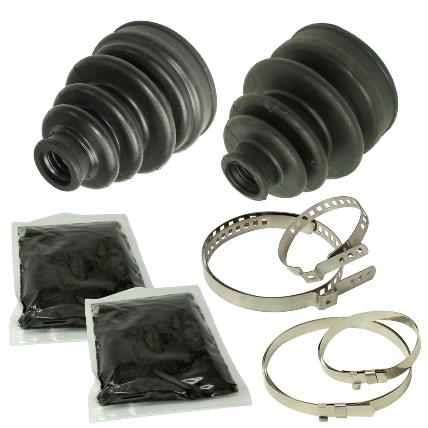 REAR AXLE INNER OUTER CV BOOT KIT Fits YAMAHA KODIAK 400 YFM400F 4X4 2005 2006