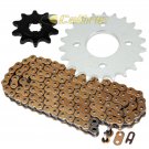 Gold O-Ring Drive Chain & Sprockets Kit Fits SUZUKI LT80 Quadsport 80 1989-2006