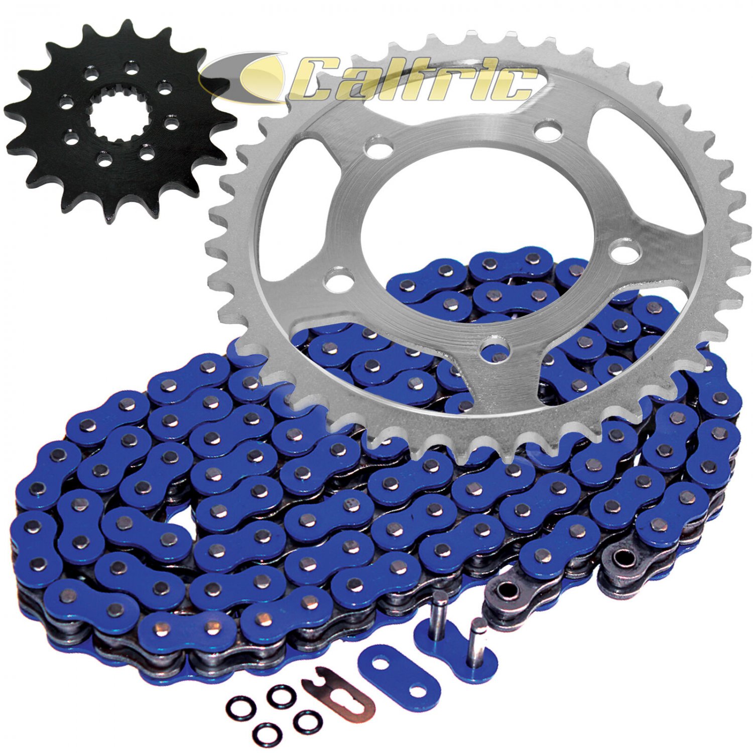 Blue O-Ring Drive Chain & Sprockets Kit Fits SUZUKI GS500E 1989-2000