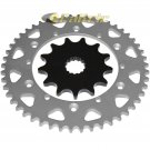 Front & Rear Sprockets Kit Fits YAMAHA YZ125 1987 1993 1994 1995 1996