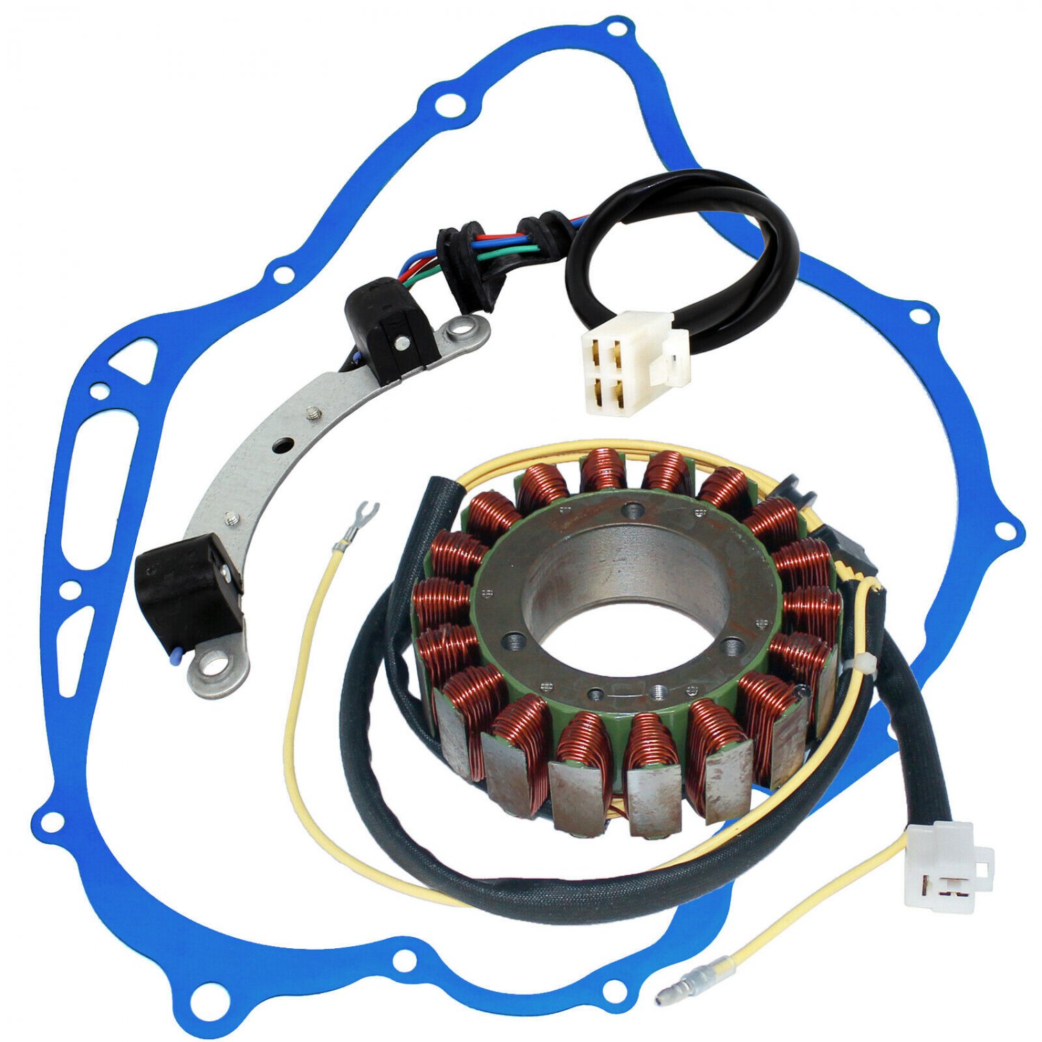 STATOR w/PICKUP COIL and GASKET FIT YAMAHA VIRAGO 1000 XV1000 XV 1000 1984-1985