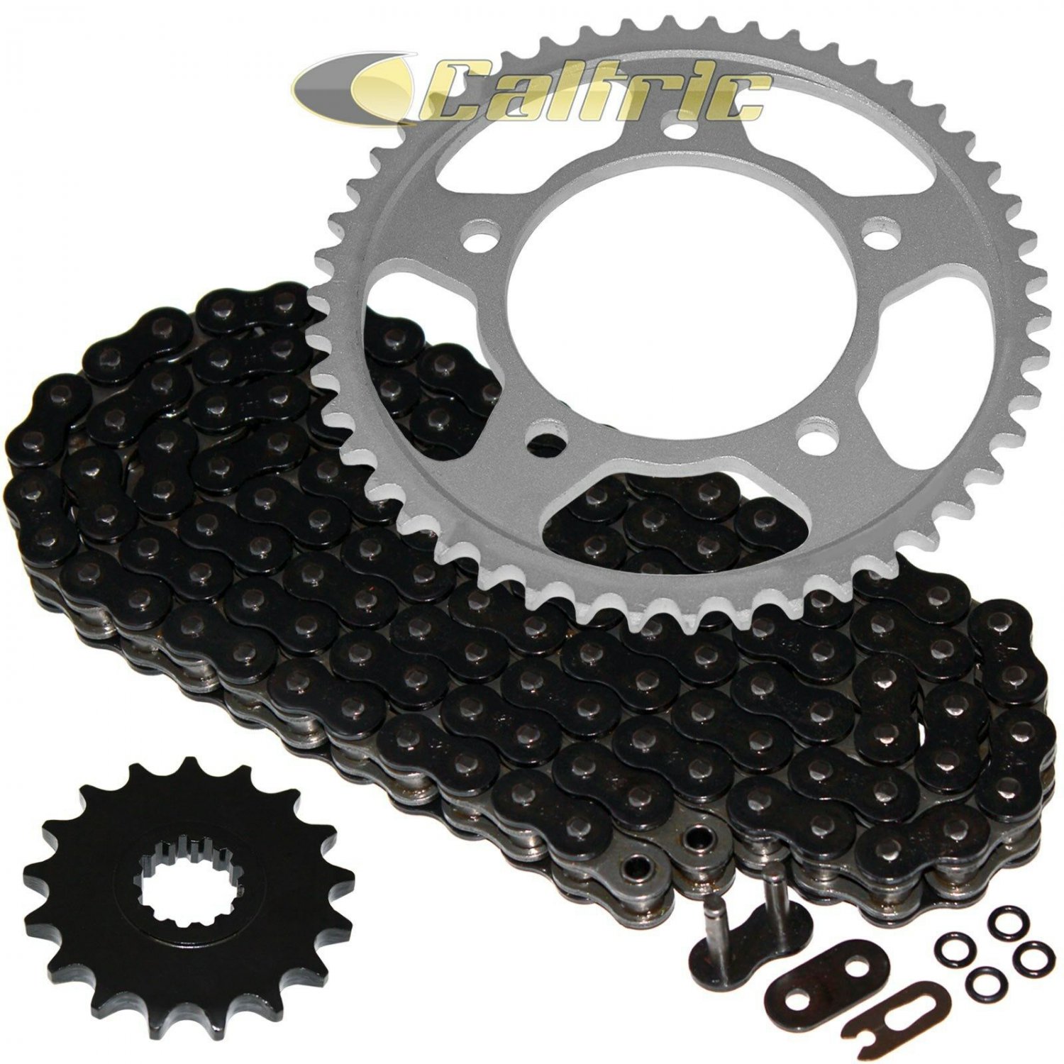 Black O-Ring Drive Chain & Sprockets Kit Fits YAMAHA R6 YZF-R6 1999 2000 01 2002