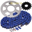Blue O-Ring Drive Chain & Sprockets Kit Fits KAWASAKI ZX-6R ZX-6RR Ninja 2005 06