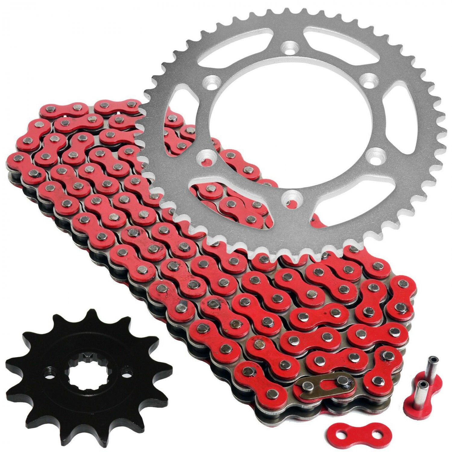 Red Drive Chain and Sprocket Kit Fits KAWASAKI KX250F 2004-2018