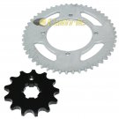 Front & Rear Sprockets Kit Fits KAWASAKI KX80 KX80W 1998 1999