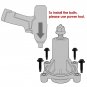 2 SPINDLE ASSEMBLY PULLEY FIT Husqvarna CTH164T CTH173 CTH174 CTH184T 194 19530