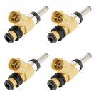 4 THROTTLE BODY FUEL INJECTOR w/O-RING RUBBER FITS Yamaha YZF-R1M YZF-R1S 15-18