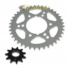 Front & Rear Sprockets Kit Fits POLARIS TRAIL BOSS 325 2001 2002