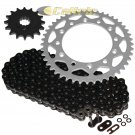 Black O-Ring Drive Chain & Sprocket Kit Fits YAMAHA FZ-6 2009 / FZ-6R 2009-2016