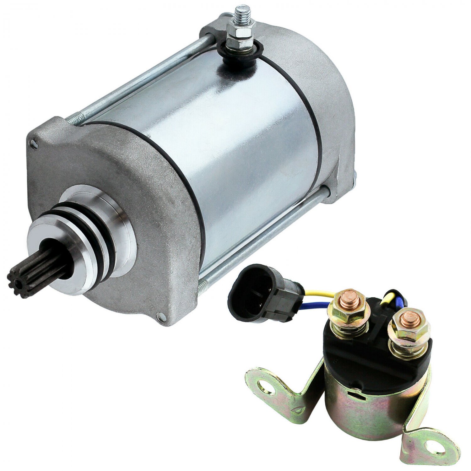 STARTER w/ RELAY SOLENOID Fits POLARIS SPORTSMAN 700 2007/ SPORTSMAN X2 700 2008