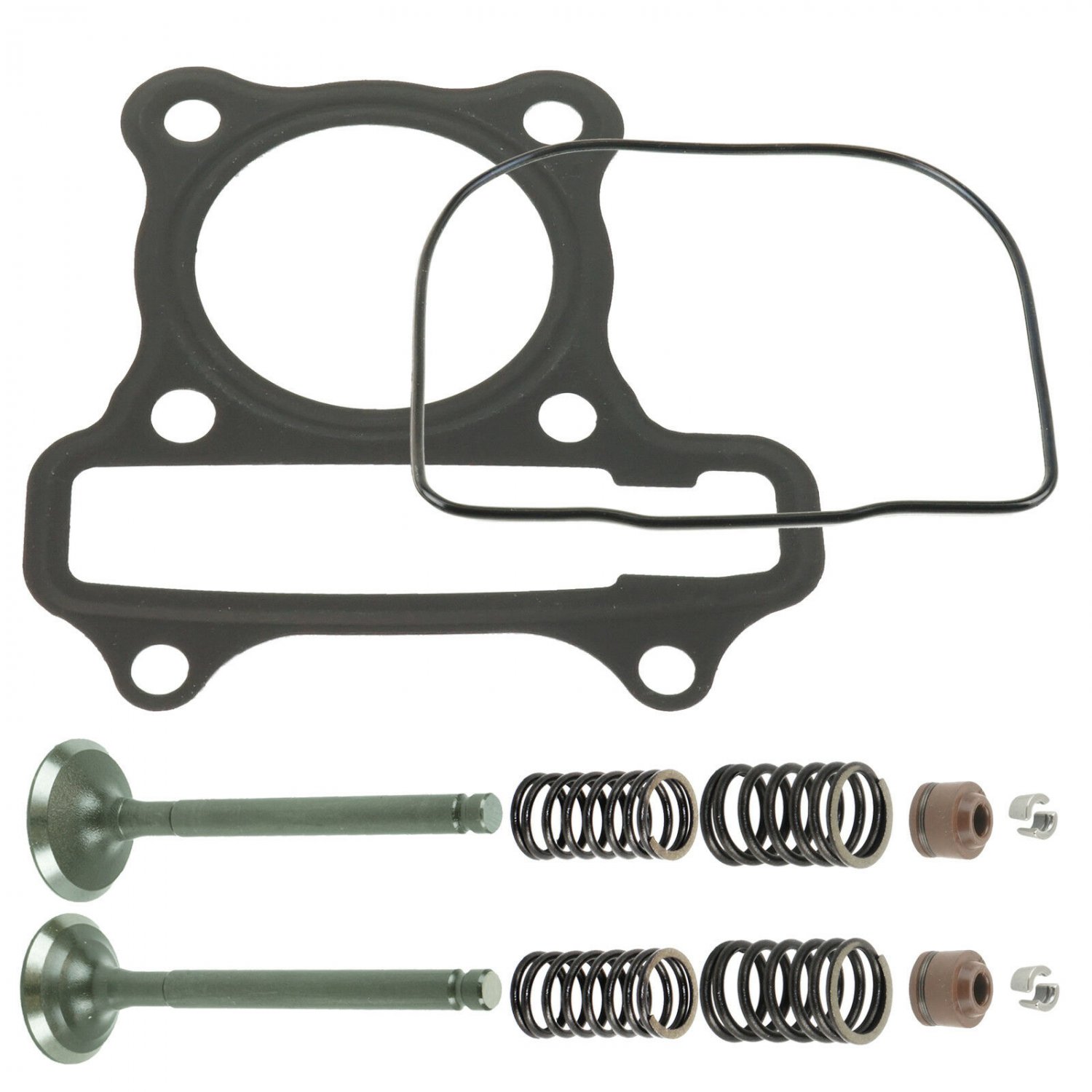 CYLINDER INTAKE EXHAUST VALVE GASKET KIT Fits YAMAHA RAPTOR 90 YFM90R 2009-2013