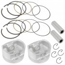 2 ALUMINIUM CYLINDER PISTON KIT FITS Polaris RANGER CREW 800 4X4 EFI 2010-2014