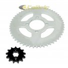 Front & Rear Sprockets Kit Fits YAMAHA TT-R125L TT-R125LE 2002-2016