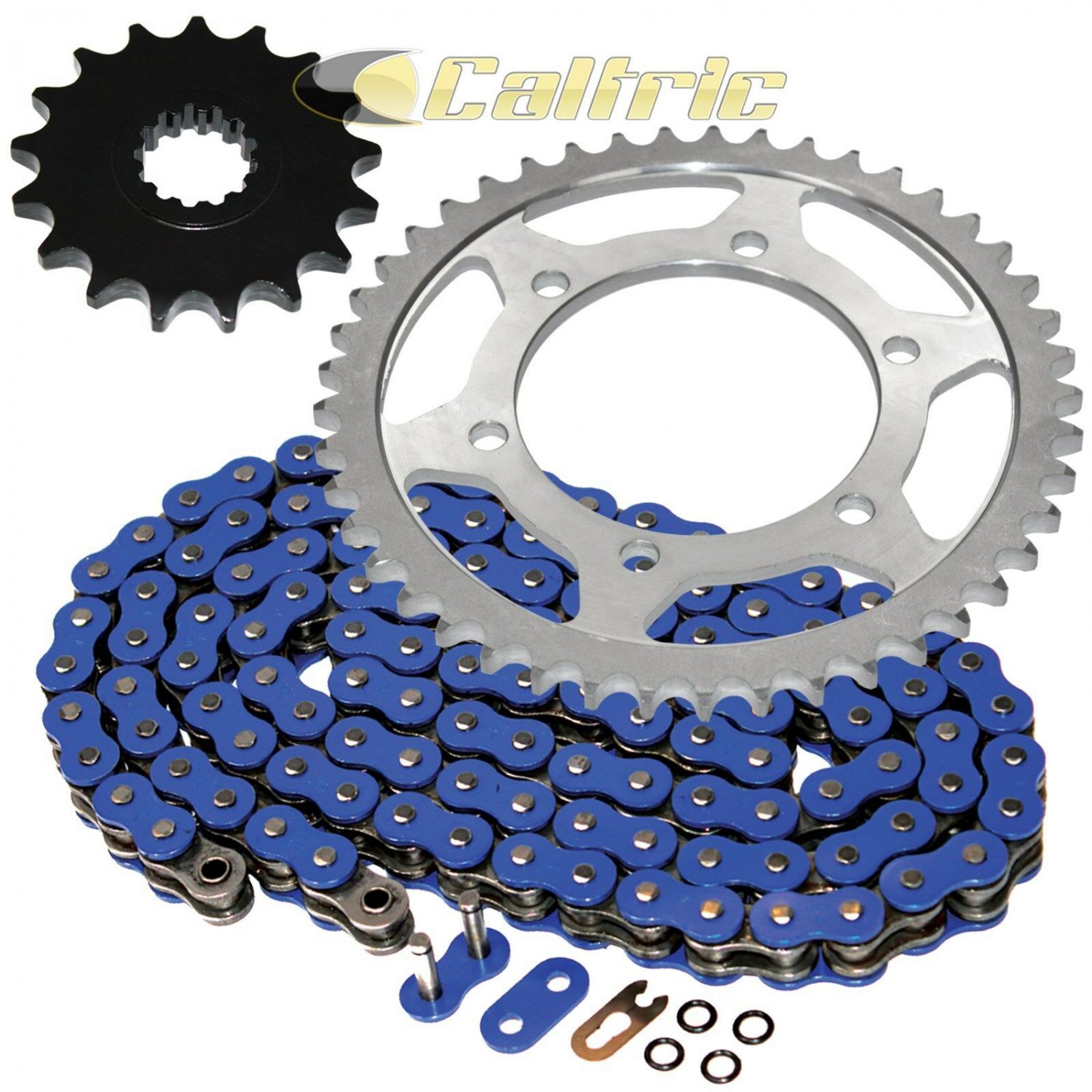 Blue O-Ring Drive Chain & Sprocket Kit Fits YAMAHA R1 YZF-R1 2004-2008