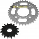 Front & Rear Sprockets Kit Fits HONDA CM400A CM400C CM400E CM400T