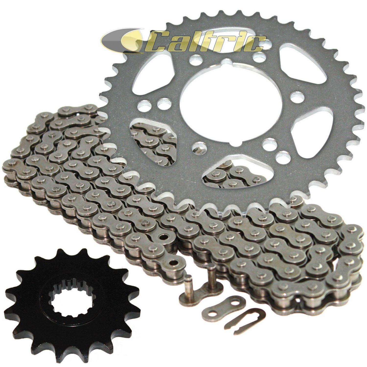 Drive Chain & Sprockets Kit Fits KAWASAKI ZX-6R ZX-6RR Ninja ZX600 ZX636 1998-04