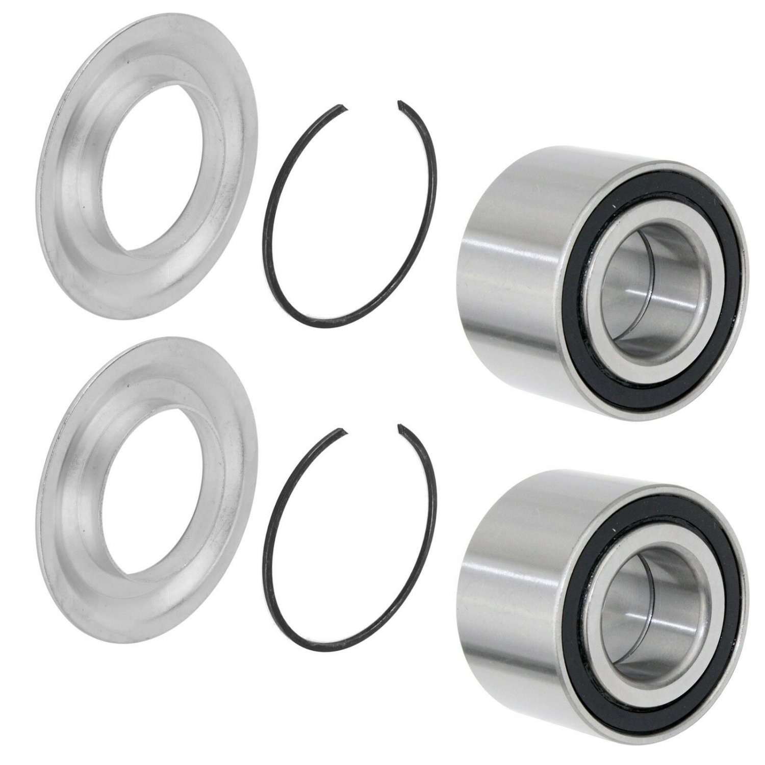 2 FRONT REAR WHEEL BEARING SET FOR Can-Am/Bombardier OUTLANDER 400 4X4 2X4 05-15