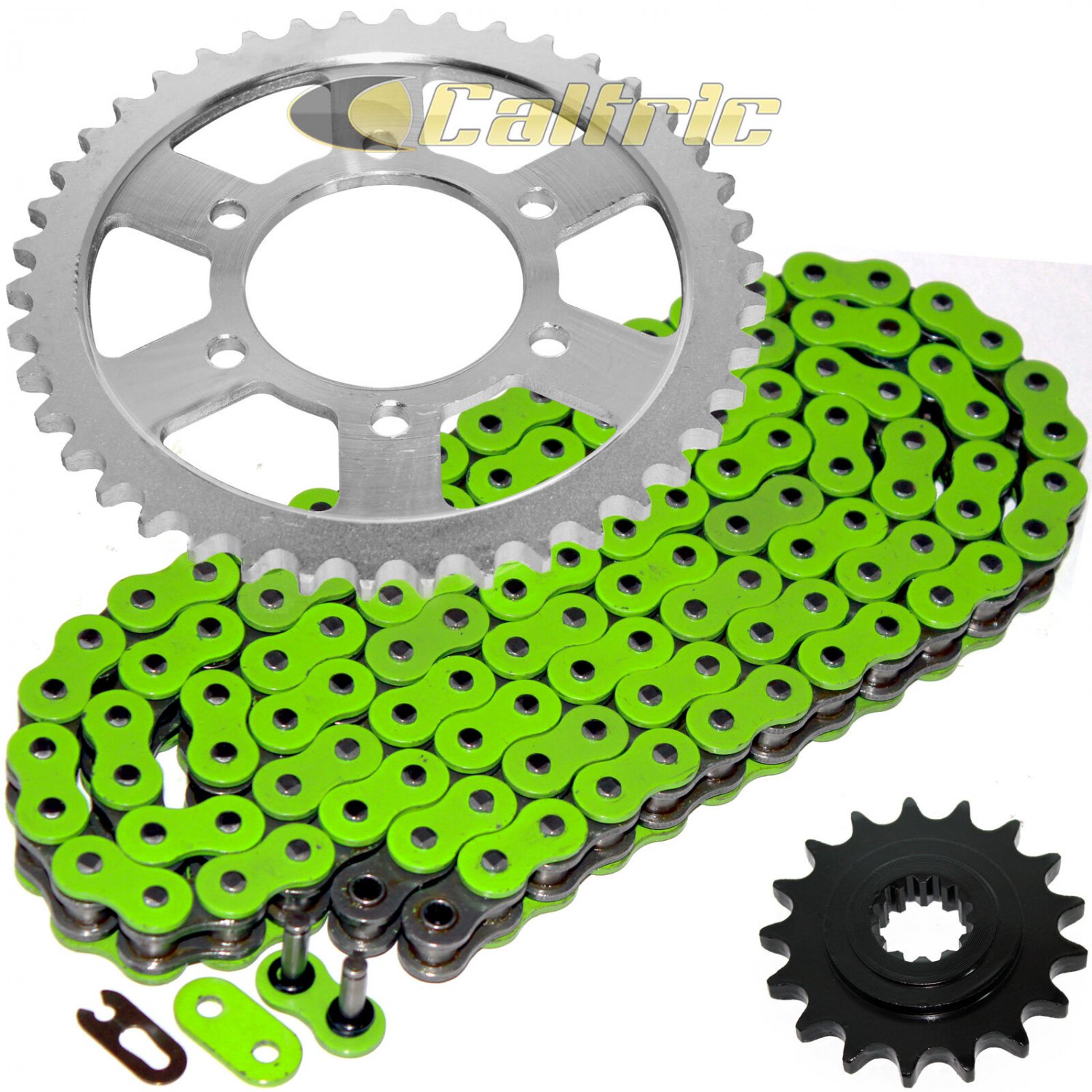 Green O-Ring Drive Chain & Sprockets Kit Fits KAWASAKI ZR1200 ZRX1200R 2001-2006