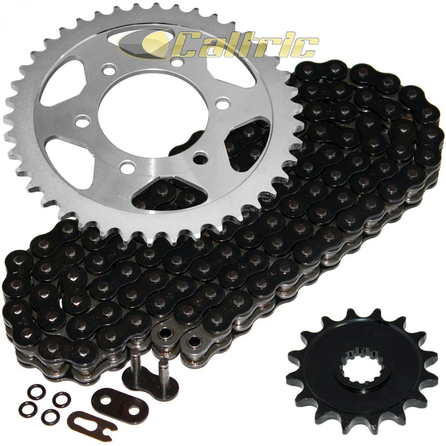 Black O-Ring Drive Chain & Sprockets Kit Fits KAWASAKI ZX-9R Ninja ZX900 2002 03