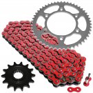 Red Drive Chain and Sprocket Kit Fits SUZUKI RM-Z450 2005 2006 2007