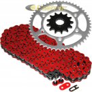 RED O-Ring Drive Chain & Sprockets Kit Fits KTM 125 SX Motocross 1993-2015