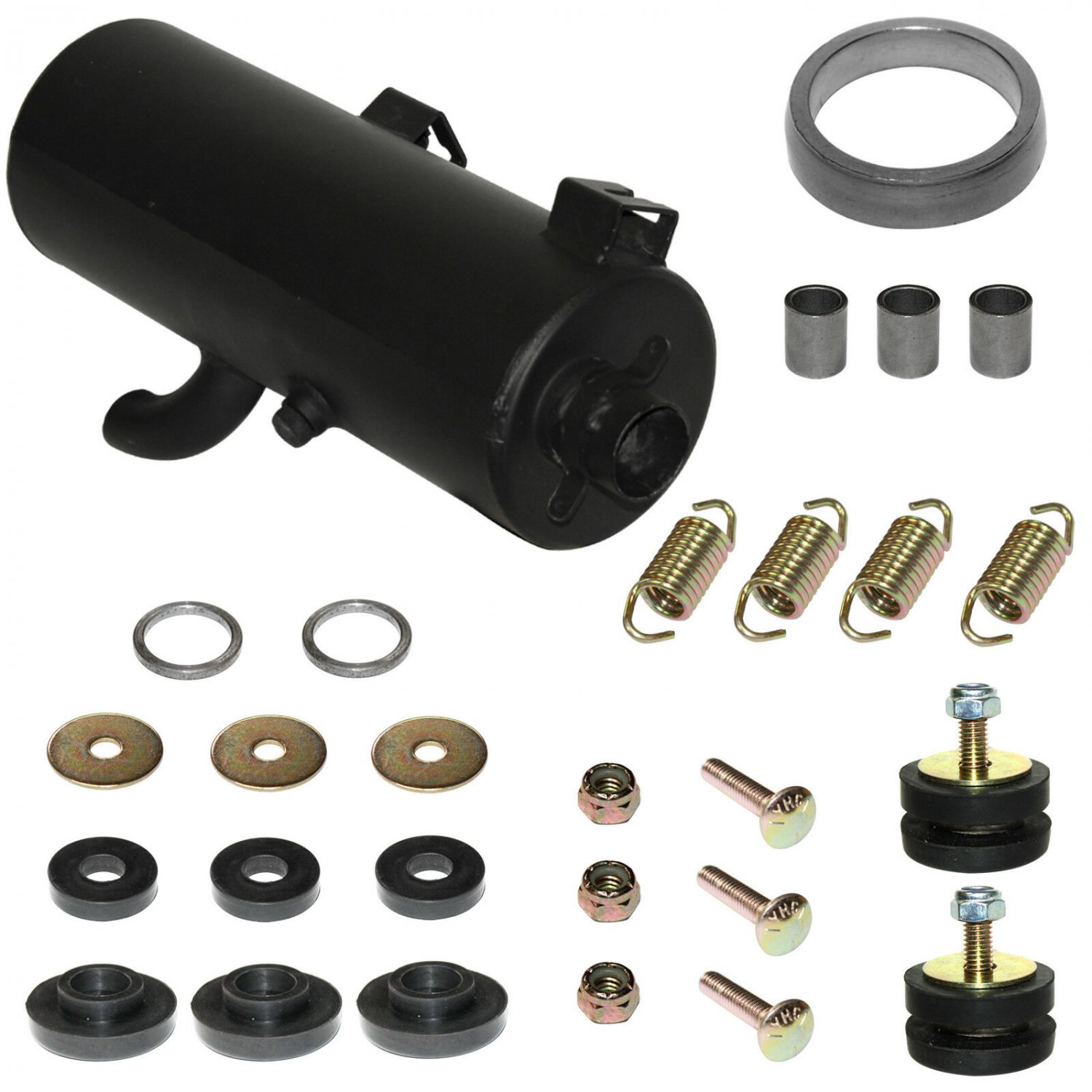 Complete Exhaust Muffler Silencer and Kit Fits POLARIS XPLORER 500 4X4 1997