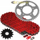 Red O-Ring Drive Chain & Sprocket Kit Fits SUZUKI SV650S 1999-2009