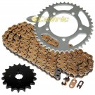 Gold O-Ring Drive Chain & Sprockets Kit Fits SUZUKI GSF1250 GSF1250A GSF1250SA