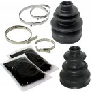 FRONT AXLE INNER OUTER CV BOOT KIT Fits YAMAHA GRIZZLY 400 YFM400FG 4X4 2007 08