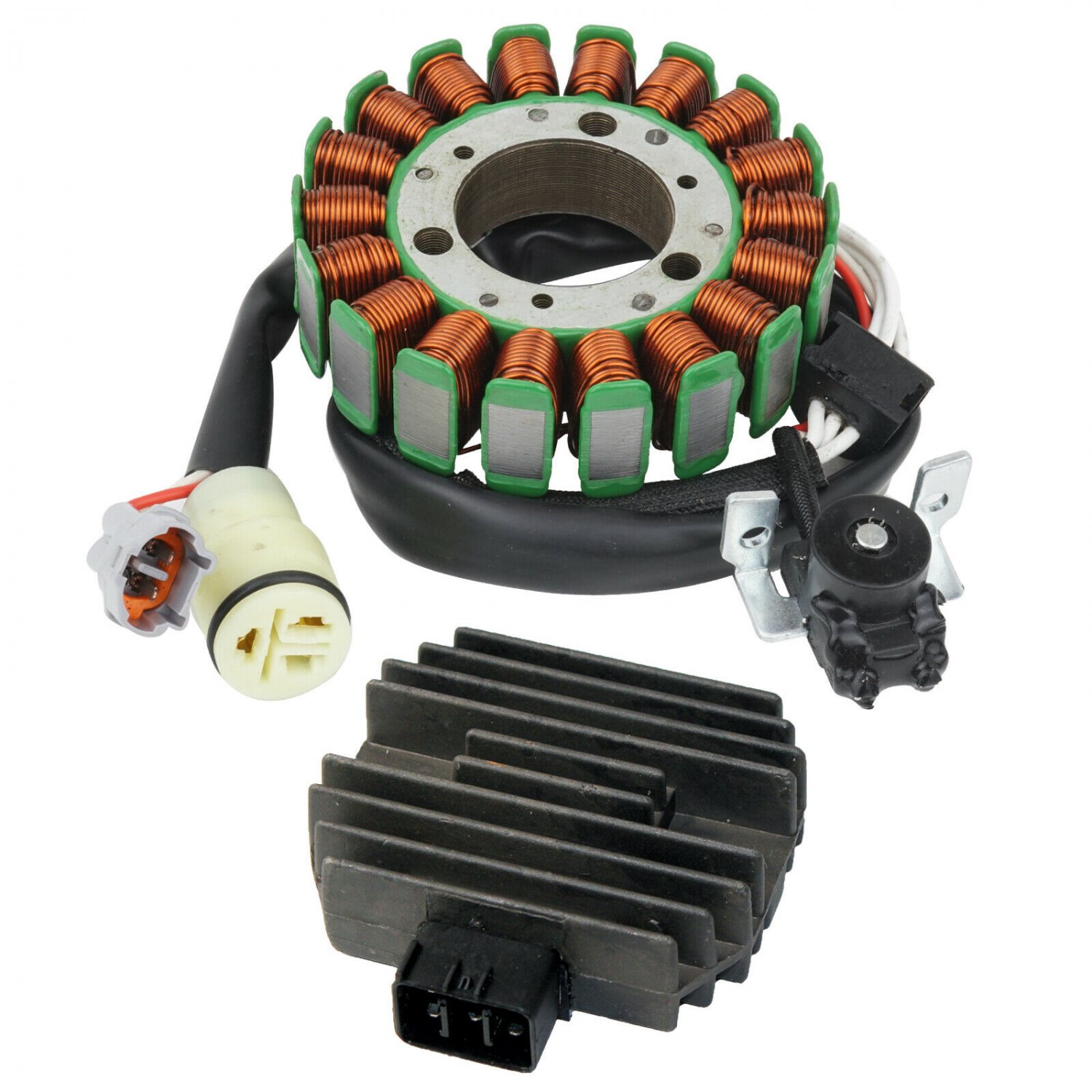STATOR and REGULATOR RECTIFIER FOR Yamaha GRIZZLY 125 YFM125G YFM125 G 2004-2013