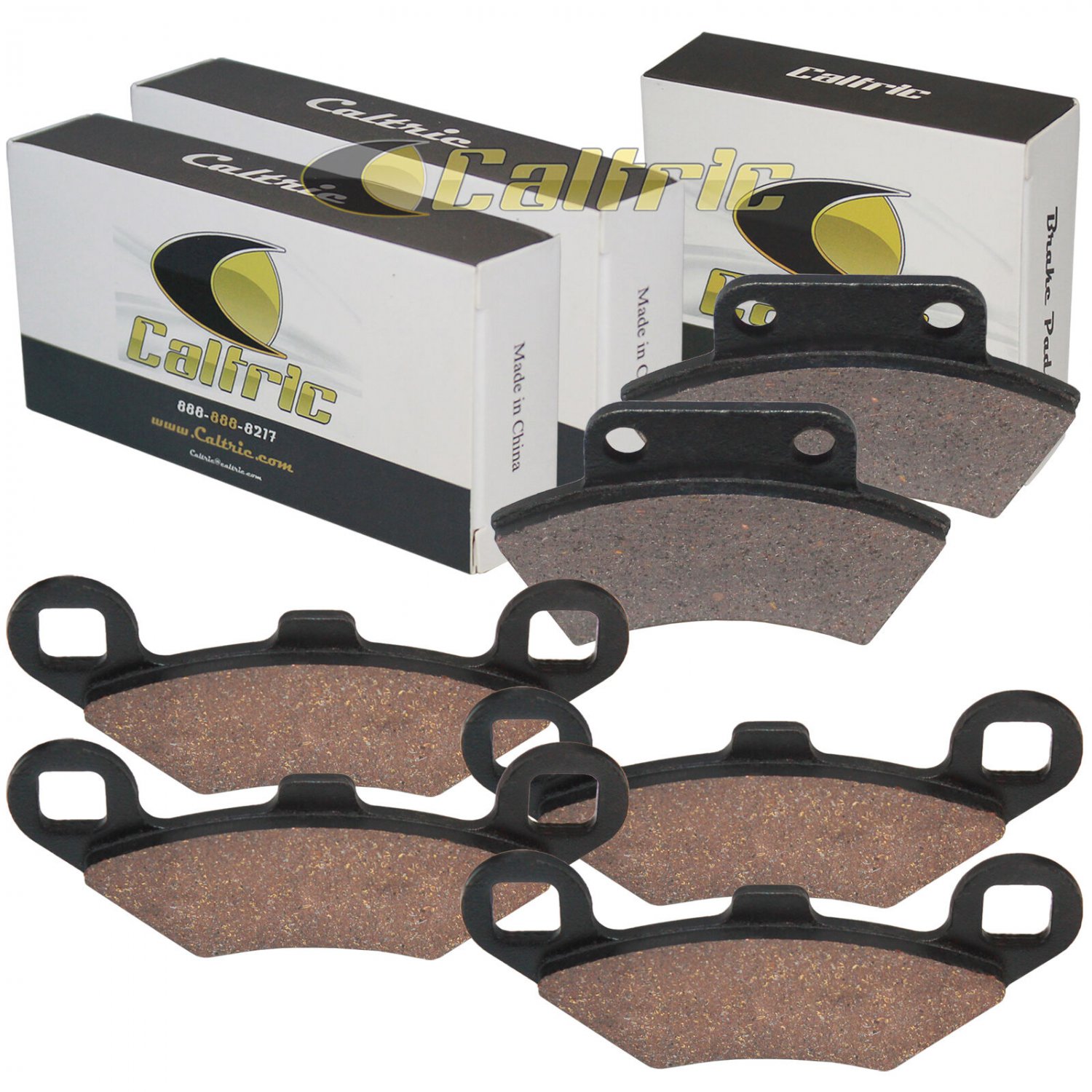 FRONT REAR BRAKE PADS FITS POLARIS BIG BOSS 250 4X6 6X6 1989 1990 1991 1992