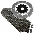 Black Drive Chain and Sprocket Kit Fits YAMAHA IT175 1980-1983 / IT200 1984-86