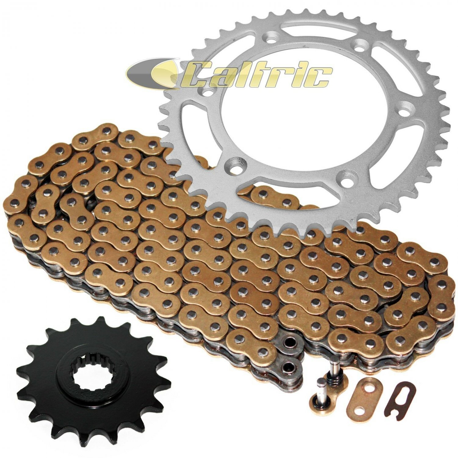 Gold O-Ring Drive Chain & Sprockets Kit Fits KTM 640 LC4 1999-2007