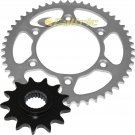 Front & Rear Sprocket Kit Fits SUZUKI RM250 1983 1984 1985 1986