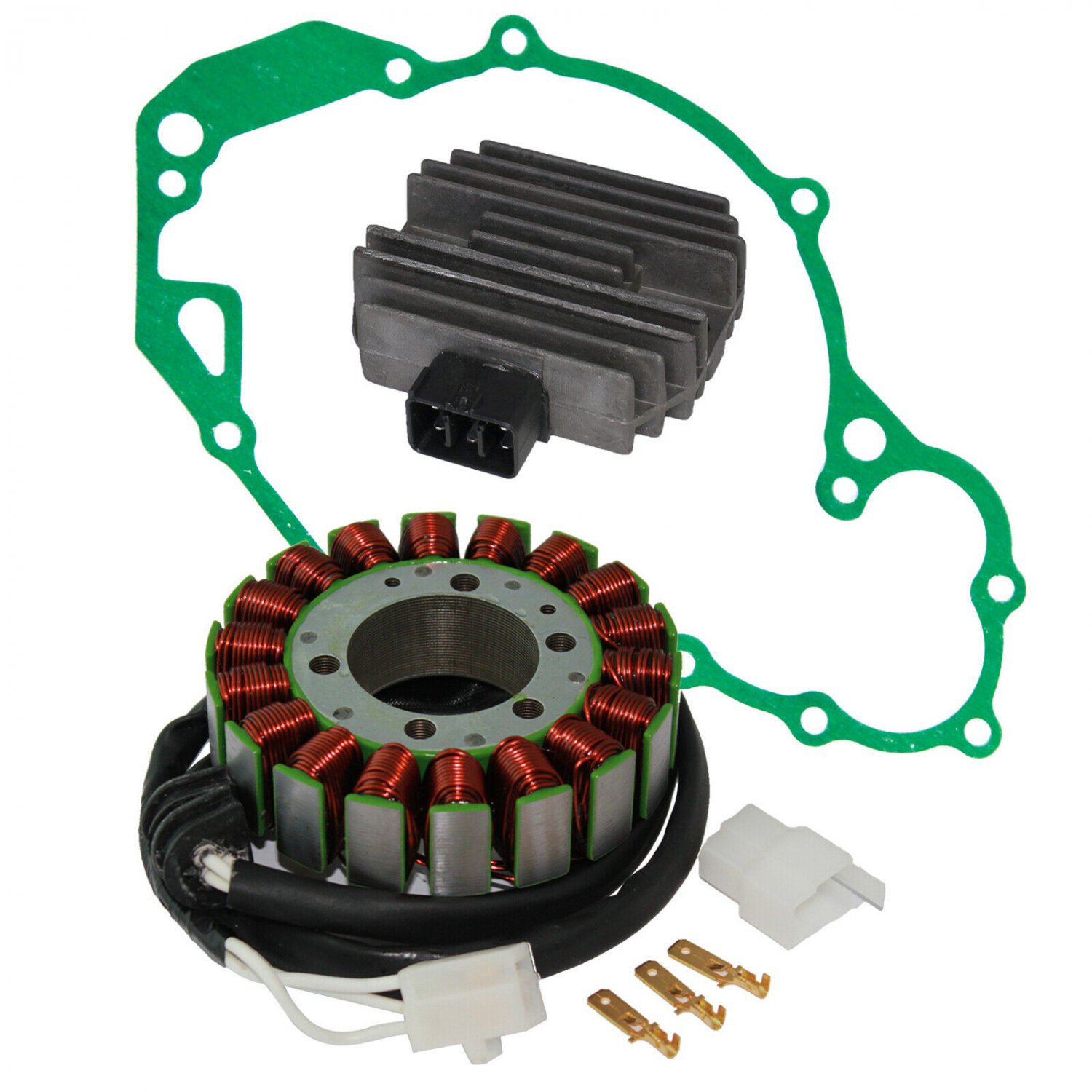 STATOR & REGULATOR Fits YAMAHA XV1700A ROAD STAR 1700 2005 2006 2007 & GASKET