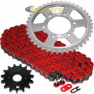 Red O-Ring Drive Chain & Sprockets Kit Fits SUZUKI GSX-R750W 1993 1994 1995