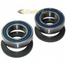 Rear Wheel Ball Bearings Seals Kit Fits YAMAHA TRI-MOTO 125 YT125N 1985